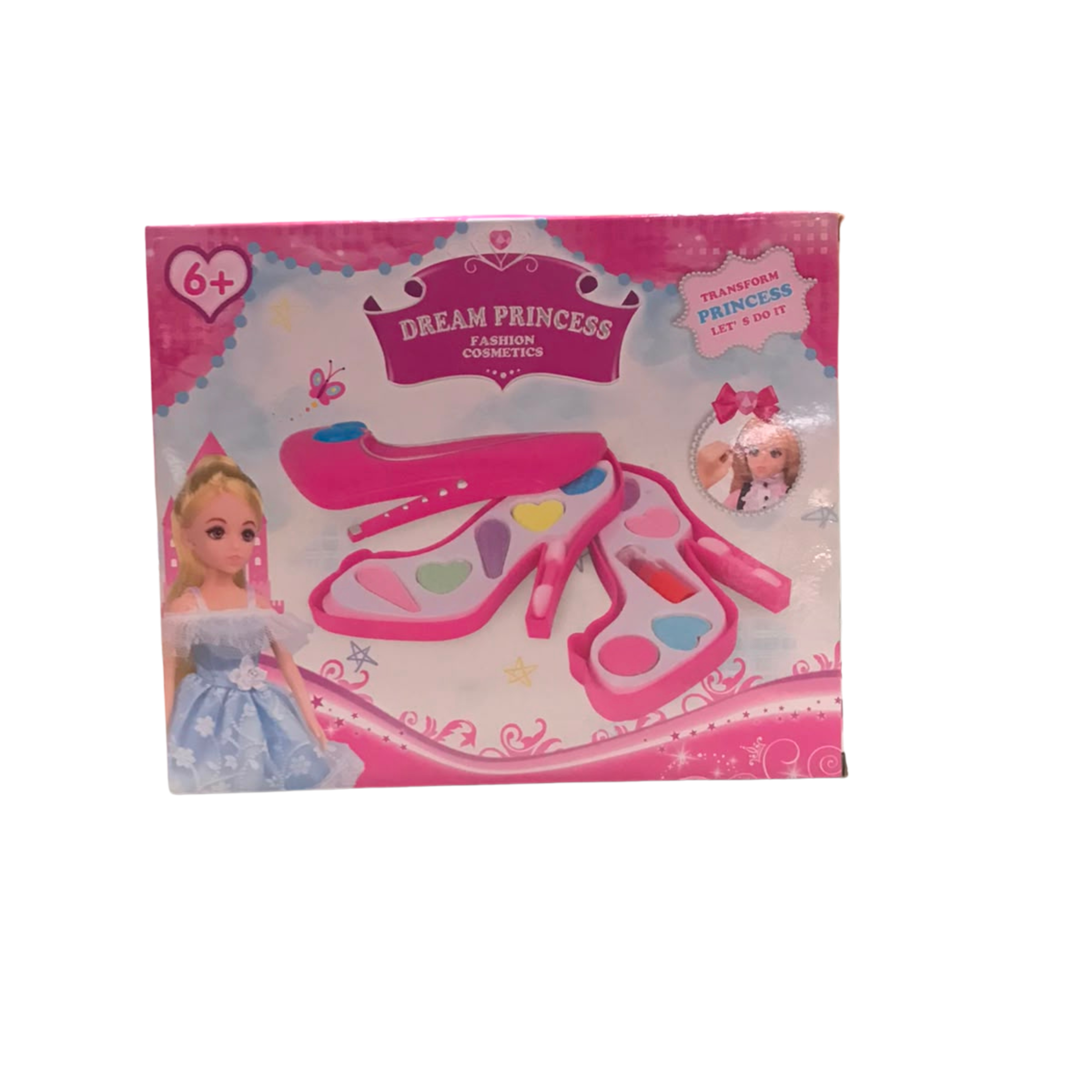 Dream Princess Fashion Cosmetics – High Heel Shoes Makeup Vanity Kit for Kids Main image