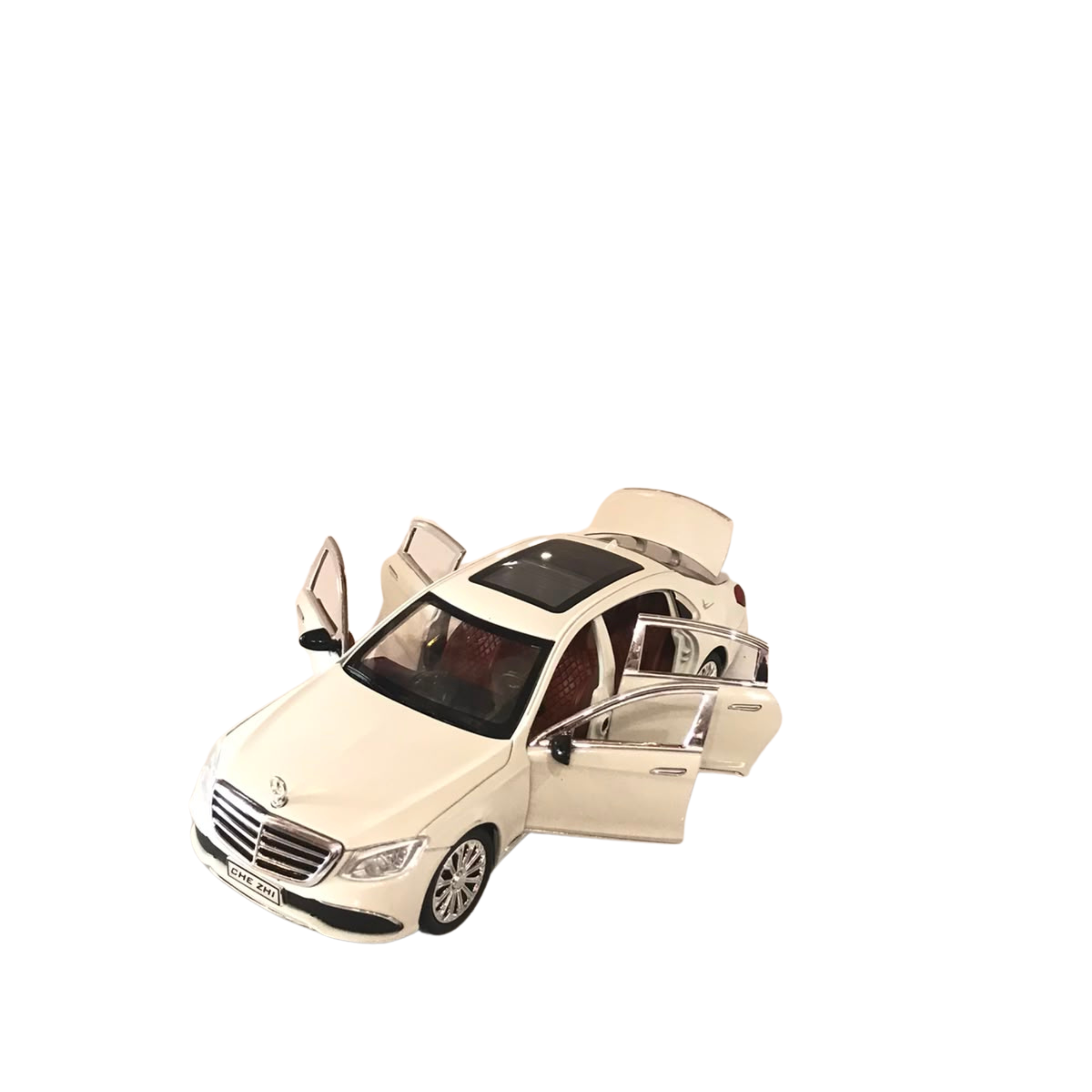 Che Zhi Die-Cast Simulation Pull-Back Toy Car with Sound and Light