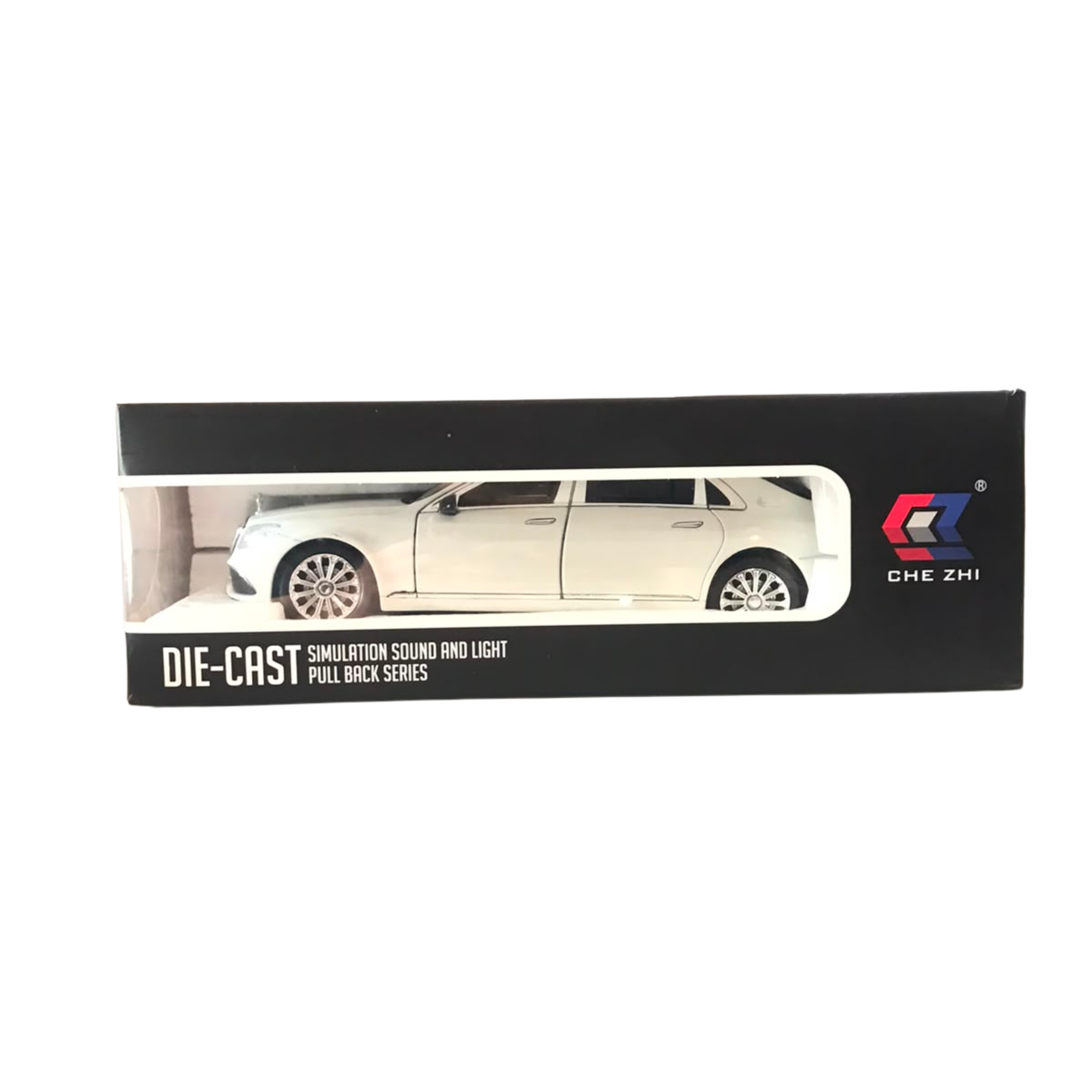 Che Zhi Die-Cast Simulation Pull-Back Toy Car with Sound and Light Main image