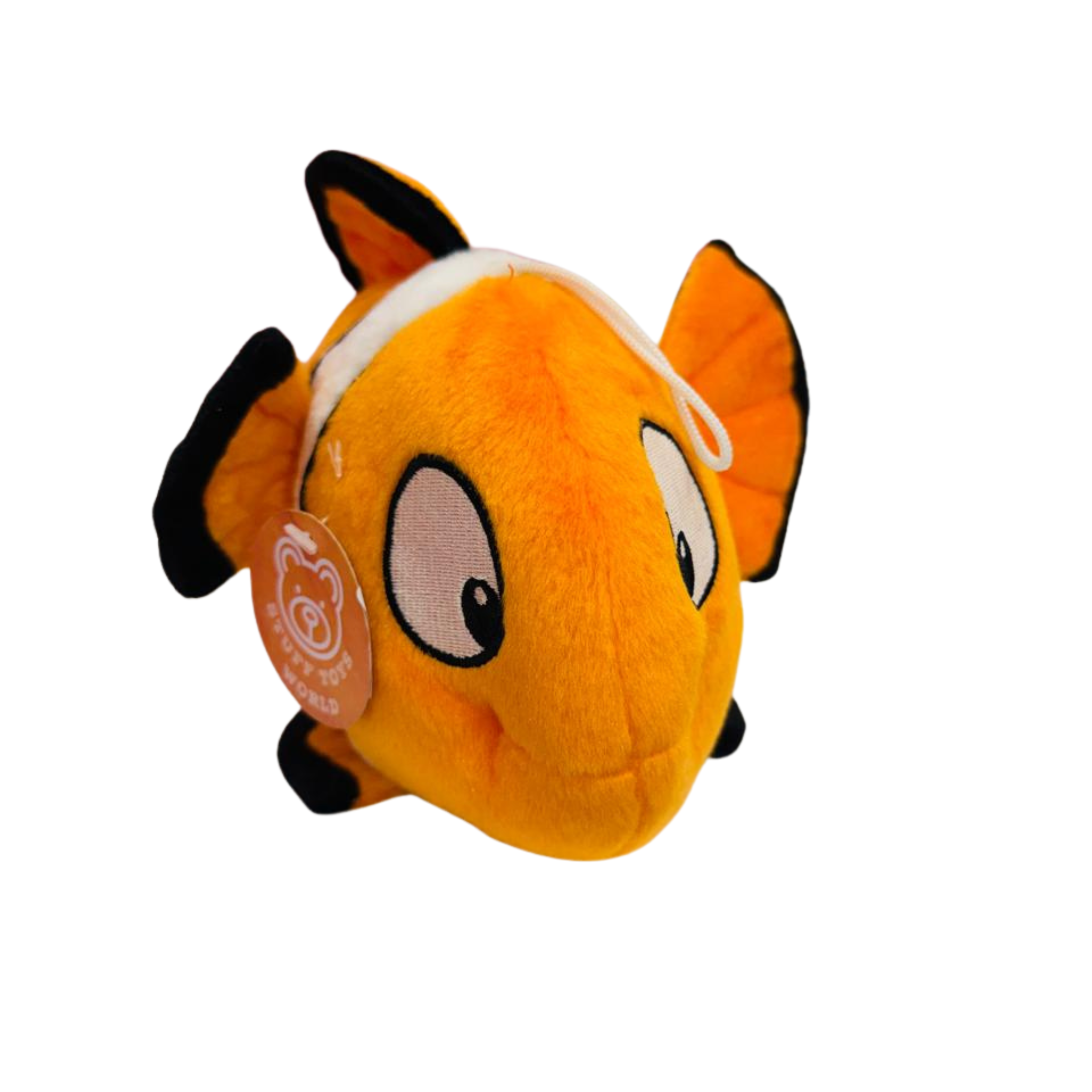 Stuff Toys World Clownfish Plush – Soft Orange Anemonefish Stuffed Animal small 30 cm Secondary image