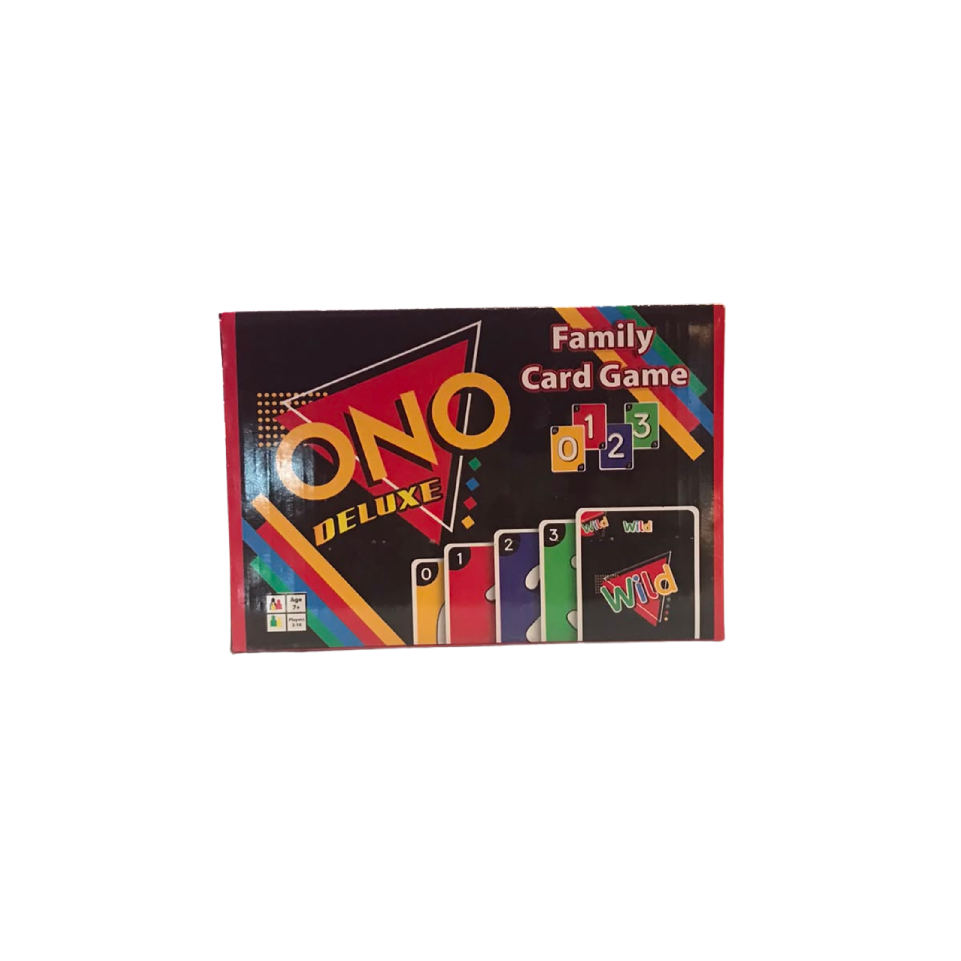 ONO Deluxe Family Card Game – Classic Number & Color Matching Party Game Main image