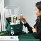 Luxe Dome Vanity Atelier Organizer – Premium Cosmetic & Skincare Storage Case
