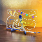DIY Handwriting doodles/notes Acrylic Luminescent Lamp