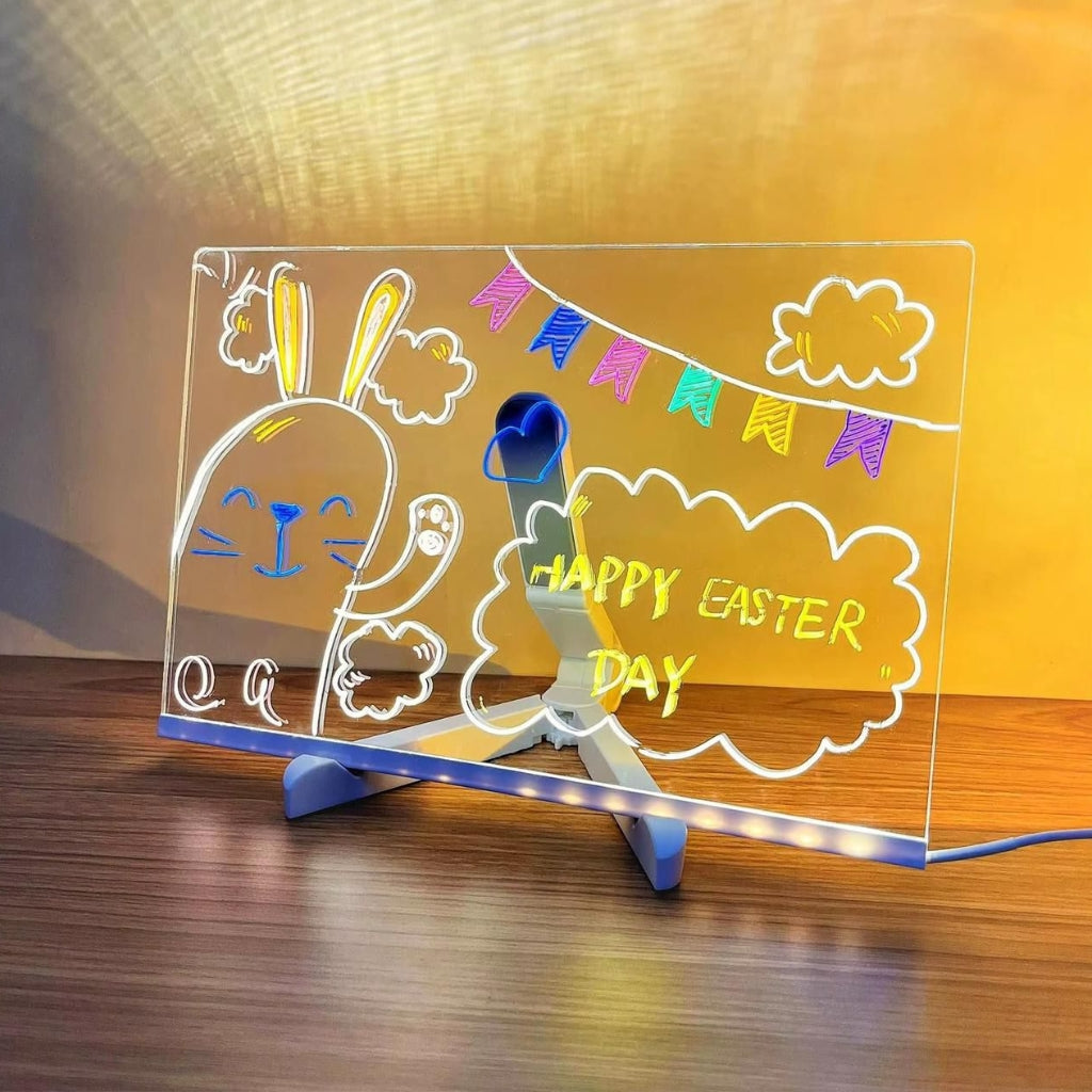 DIY Handwriting doodles/notes Acrylic Luminescent Lamp