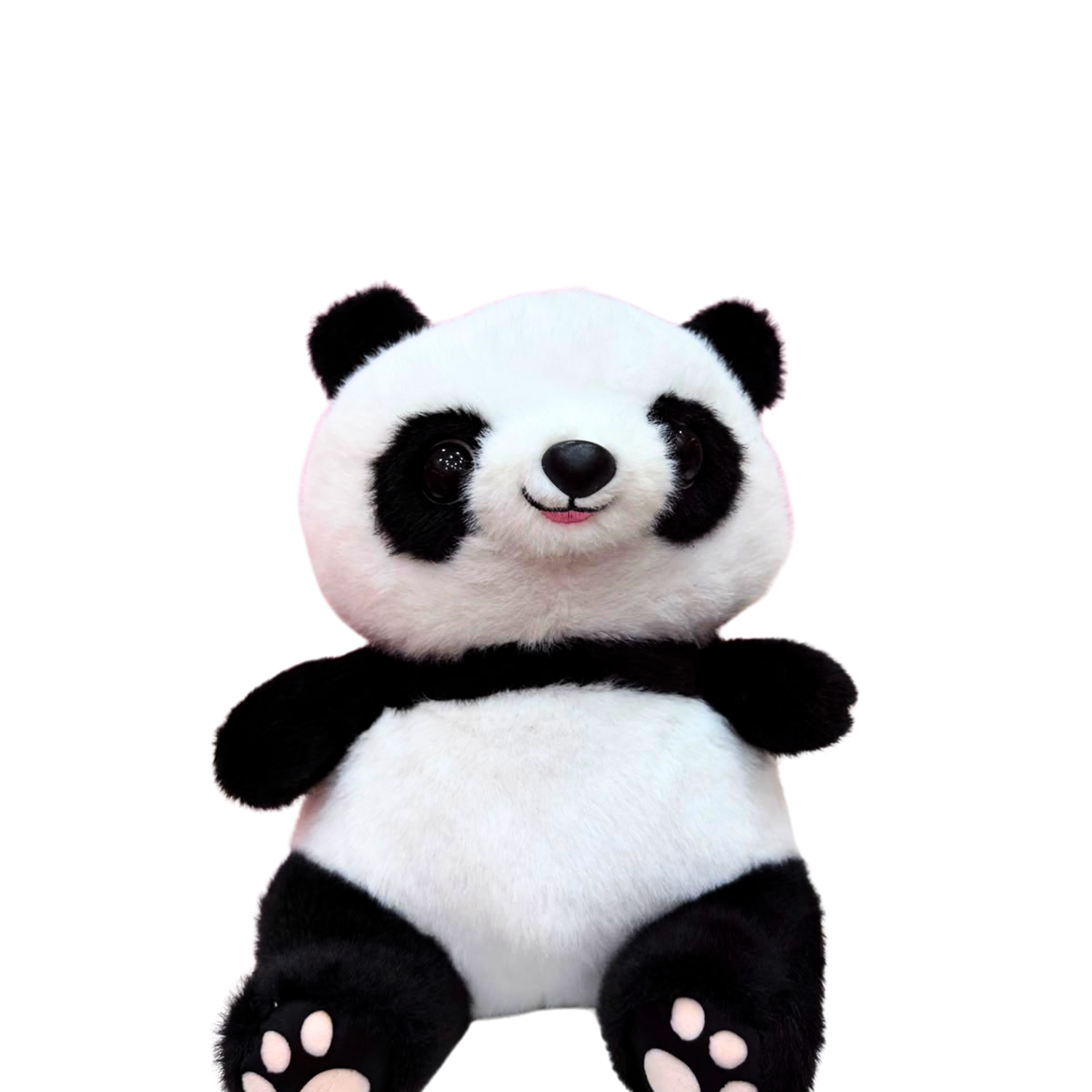 Cute Sitting Panda Plush Toy – Soft Stuffed Animal with Glitter Eyes 25cm Main image