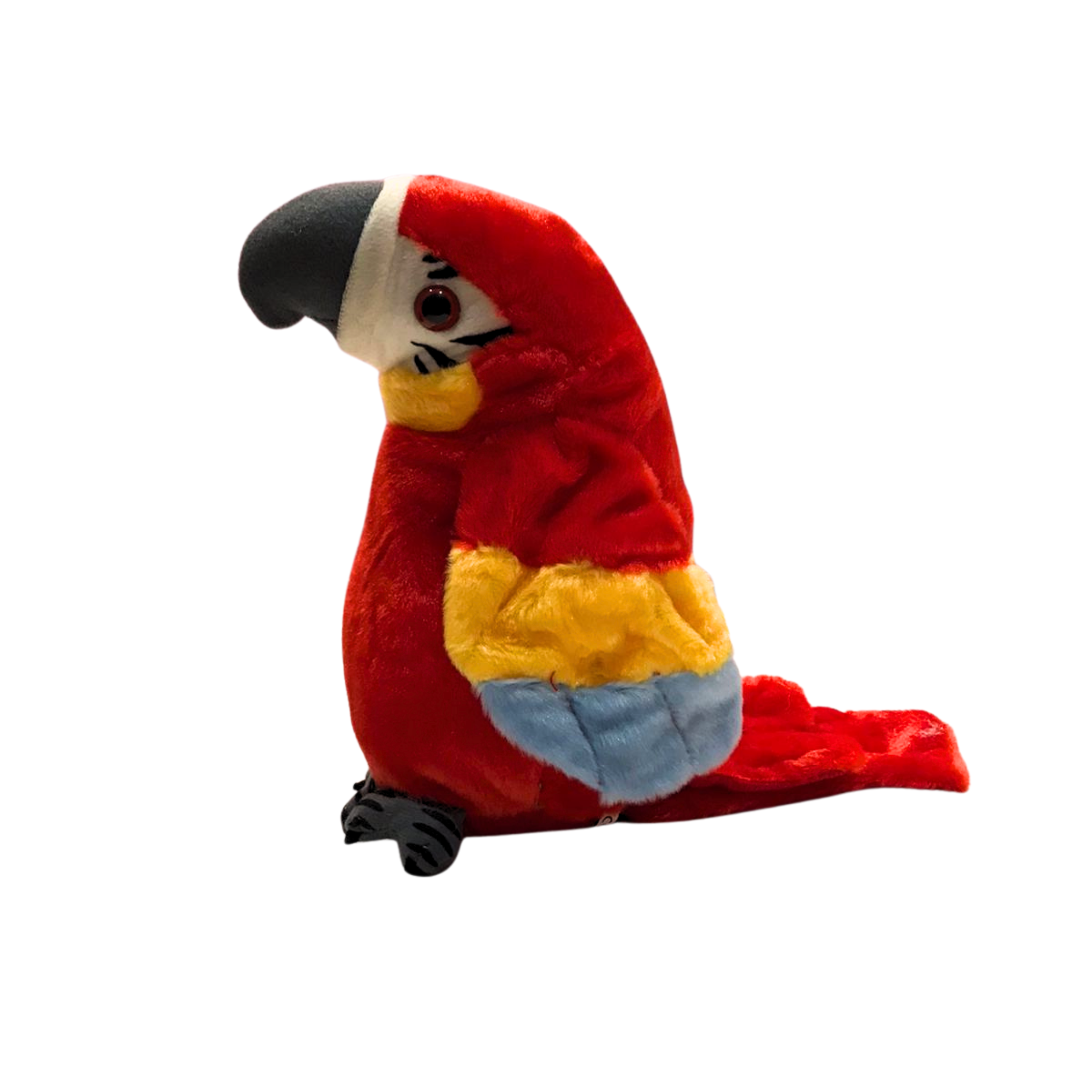 Talking Scarlet Macaw Parrot Electronic Plush Toy