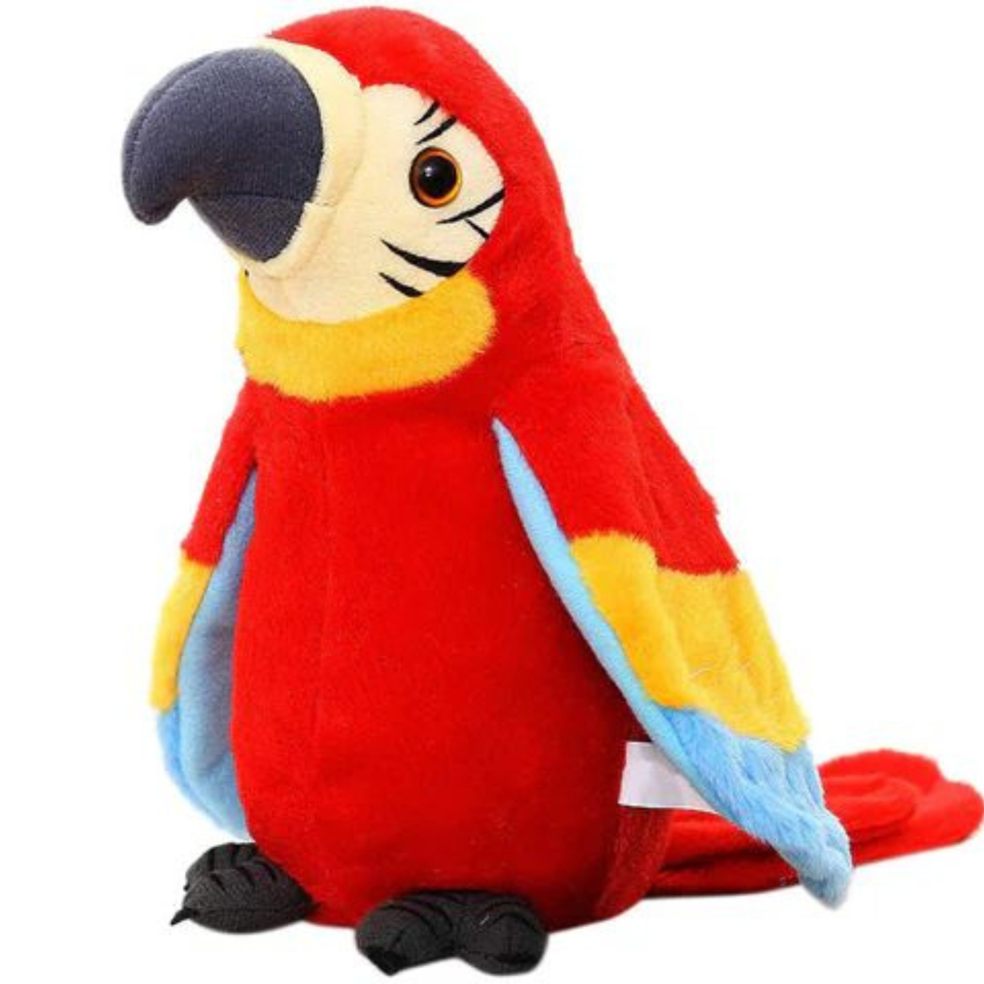 Talking Scarlet Macaw Parrot Electronic Plush Toy Main image