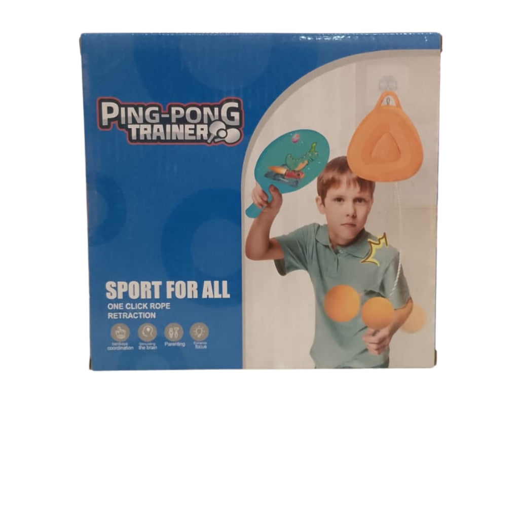 Ping-Pong Trainer Set for Kids with Retractable Ball & Paddle Secondary image