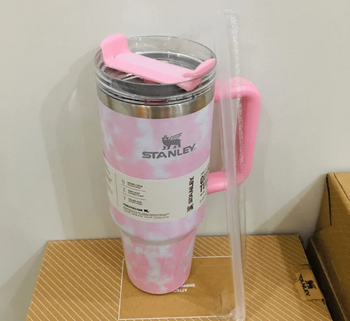 STANLEY ADVENTURE QUENCHER TRAVEL TUMBLER 40 OZ – PINK TIEDYE