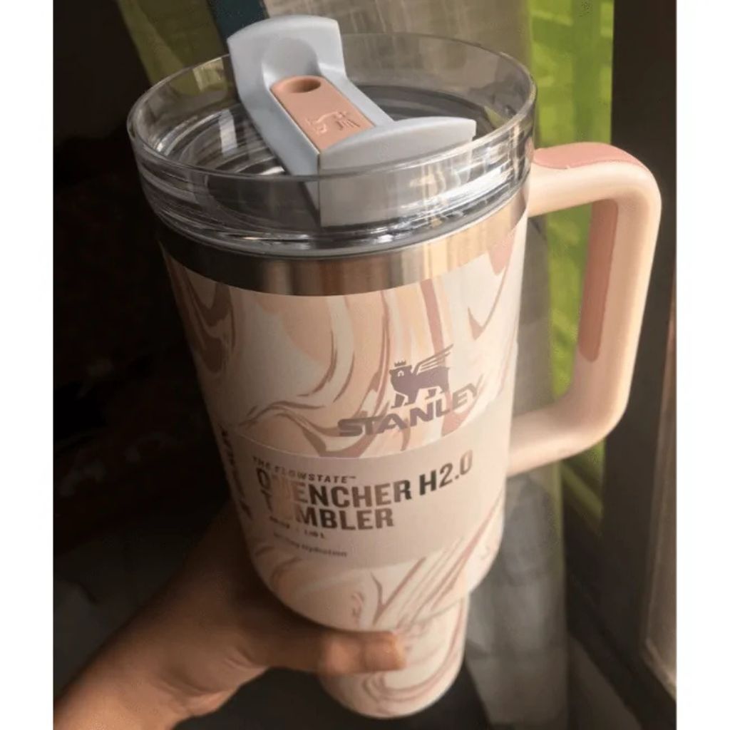 THE QUENCHER H2.0 FLOWSTATE™ TUMBLER | 40 OZ | PINK SWIRL