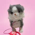 Fun toy walking cat