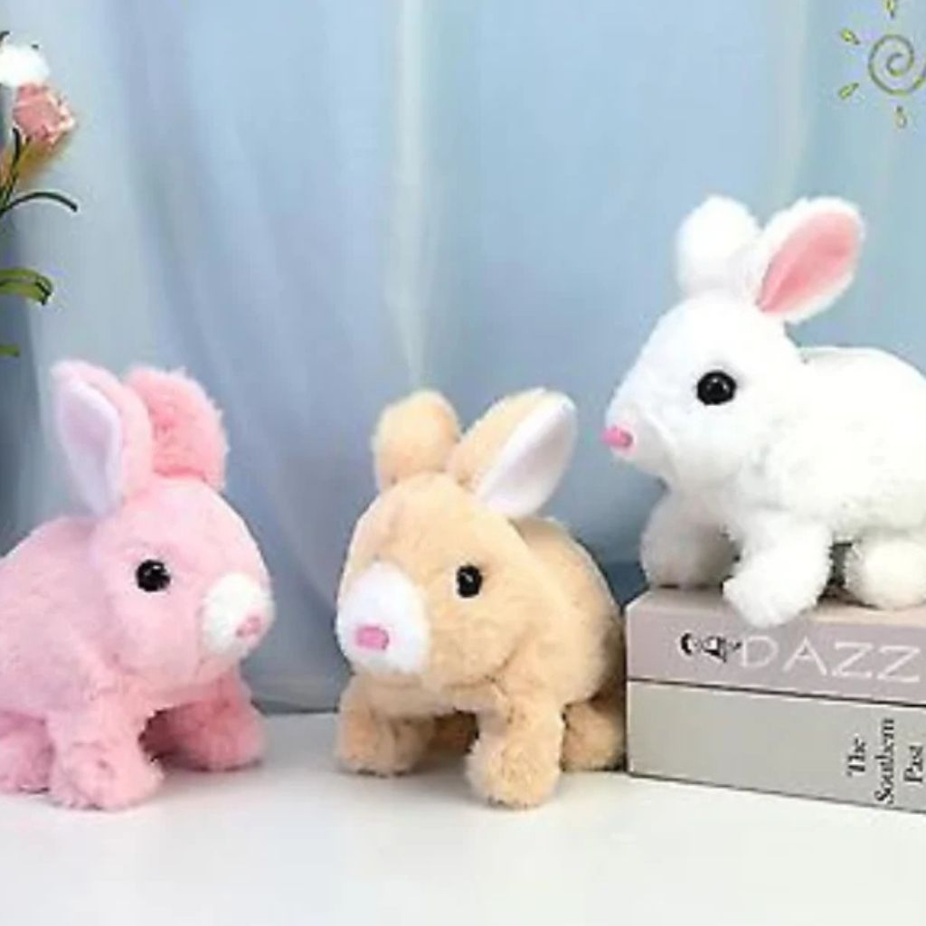 Walking Plush Rabbit With Music & Light-Rabbit Toy with Cute Voice Main image