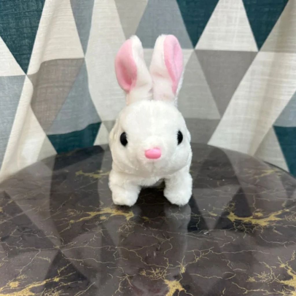 Walking Plush Rabbit With Music & Light-Rabbit Toy with Cute Voice