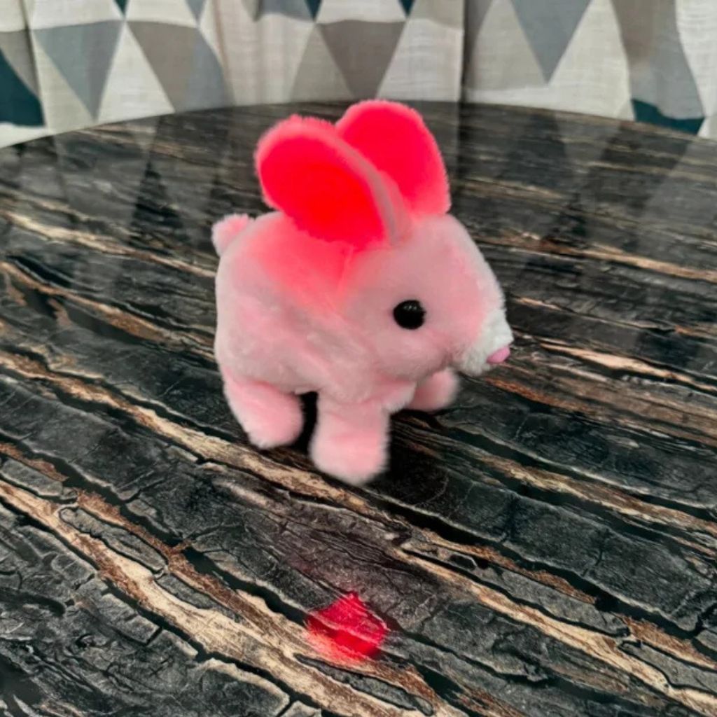 Walking Plush Rabbit With Music & Light-Rabbit Toy with Cute Voice