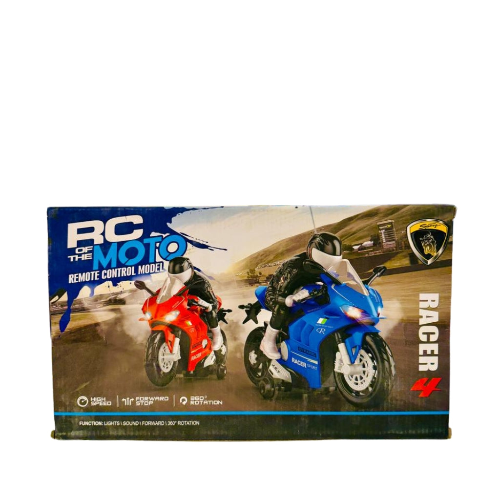 RC Moto Remote Control Racing Bike Toy with Rider Figure for Kids Secondary image