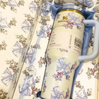 The Stanley X LoveShackFancy Holiday Quencher | 40 OZ – Rosa Beaux Blue