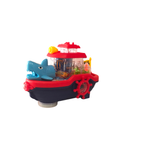 Musical Shark Captain Toy Boat with Lights & Sound