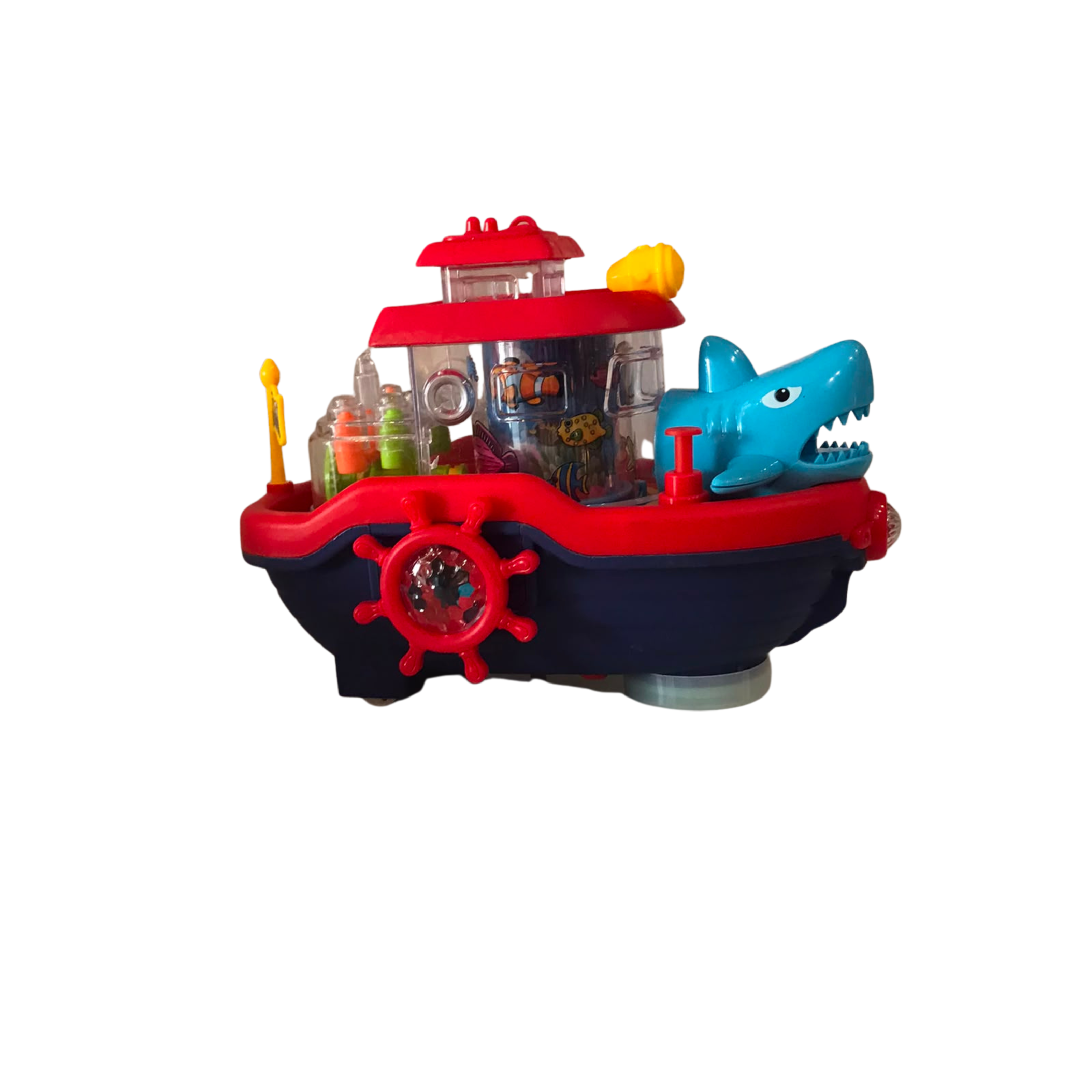Musical Shark Captain Toy Boat with Lights & Sound Main image