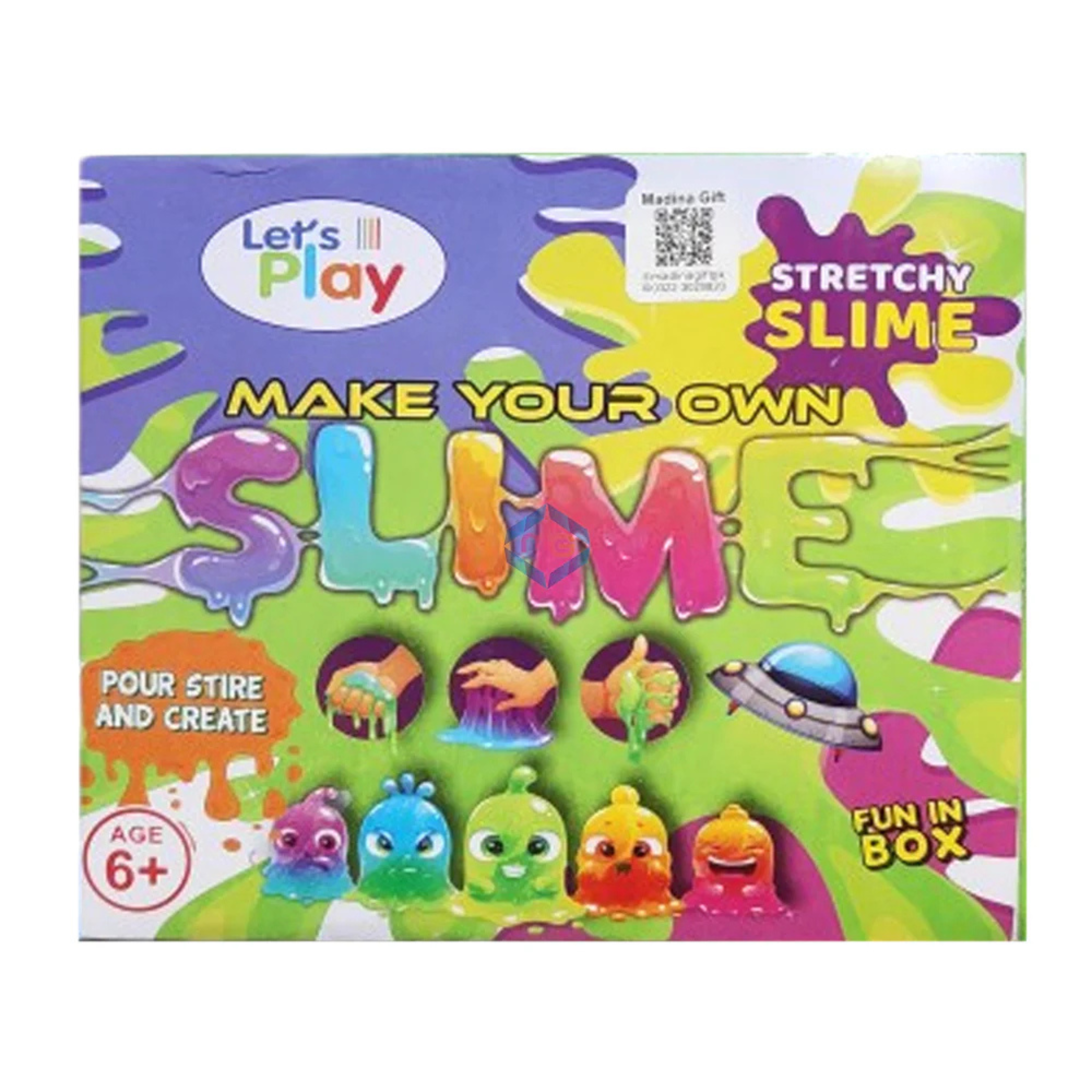 Let's Play Make Your Own Stretchy Slime DIY Activity Kit Main image