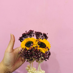 Pair of sunflower & (Gajra)