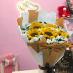 Golden Sunflower Bliss Bouquet – Radiant Bloom Collection
