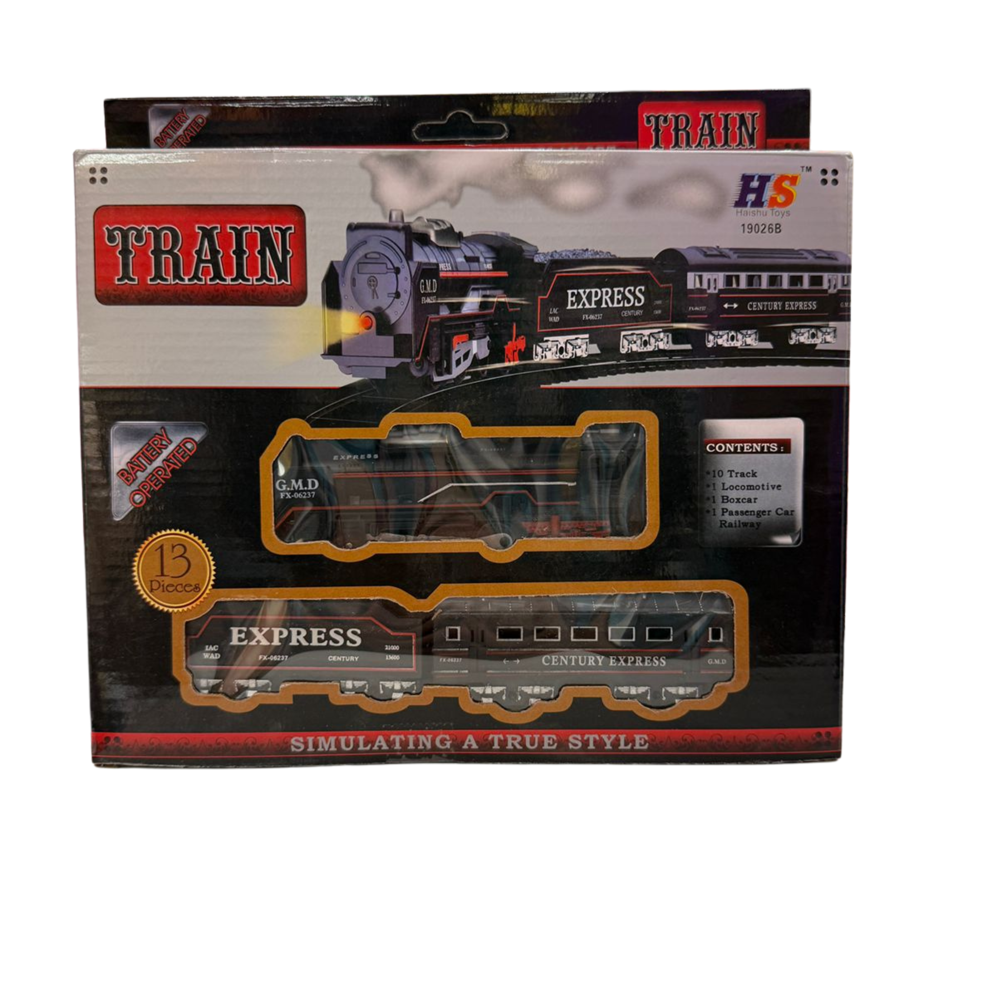Classic Century Express Battery Operated Toy Train Set Secondary image