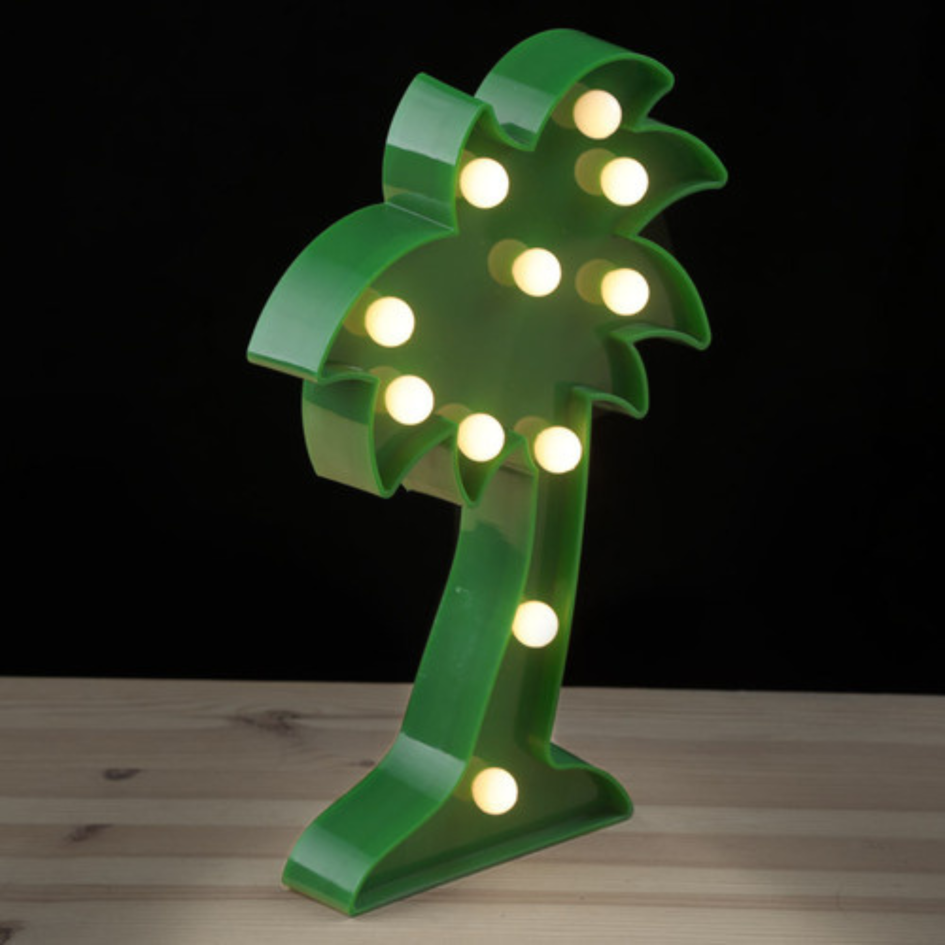 Green Palm Tree LED Night Light Lamp Main image